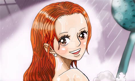 nude one piece anime|Nami bath scene &ONE PIECE& &nude filter&